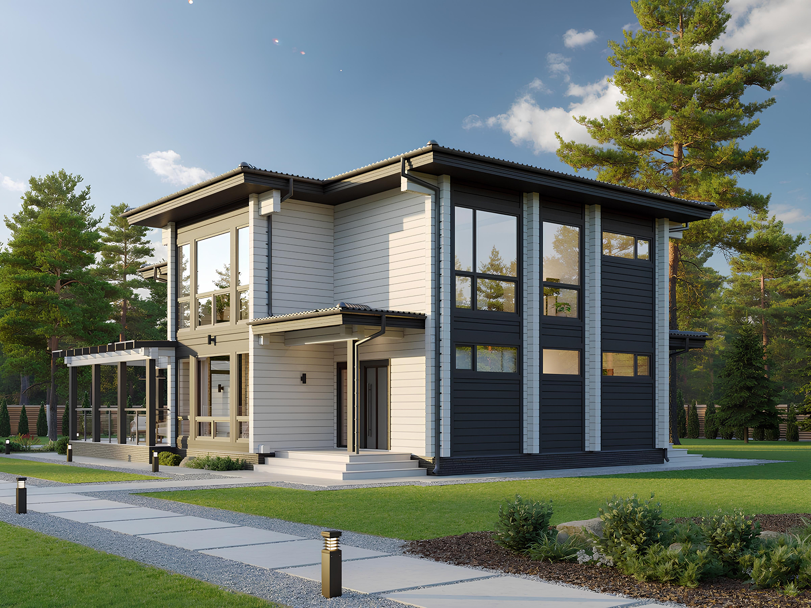 Дом из клееного бруса VZ-341